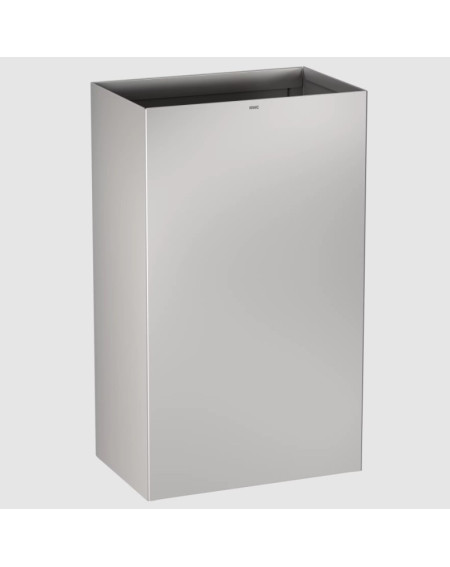 KWC Rodan pakabinama šiukšliadėžė iš nerūdijančio plieno, 18l talpos, 275x460x177, matinė