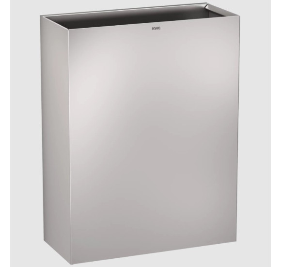 KWC Rodan pakabinama šiukšliadėžė iš nerūdijančio plieno, 60l talpos, 480x620x210mm, matinė