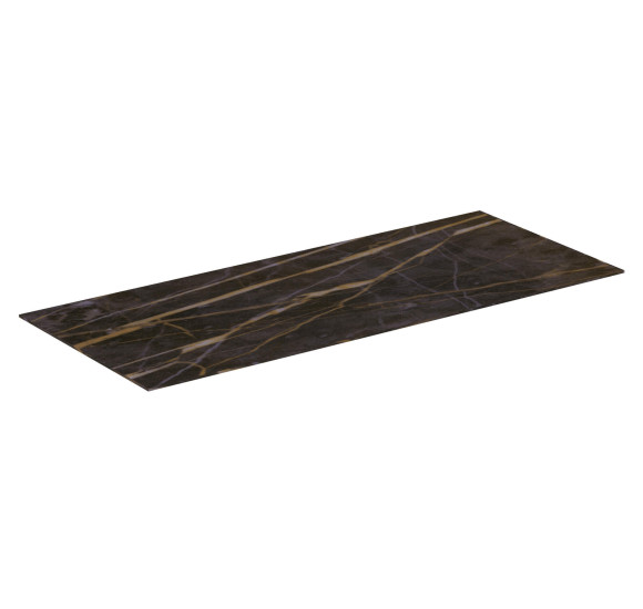 Ideal Standard Conca keraminis stalviršis praustuvo spintelei 120 cm, juodo marmuro spalvos