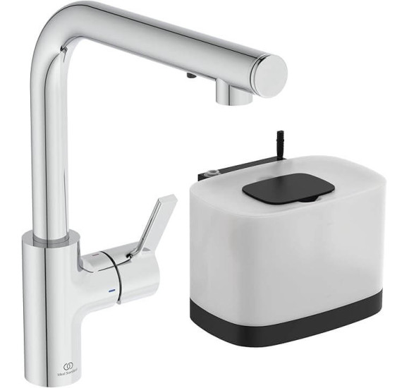 Ideal Standard Gusto virtuvinis maišytuvas su muilo dozatoriumi, pasirinkite spalvą