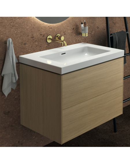 Ideal Standard Extra praustuvas 81 cm, be skylės maišytuvui, su perpildymo anga