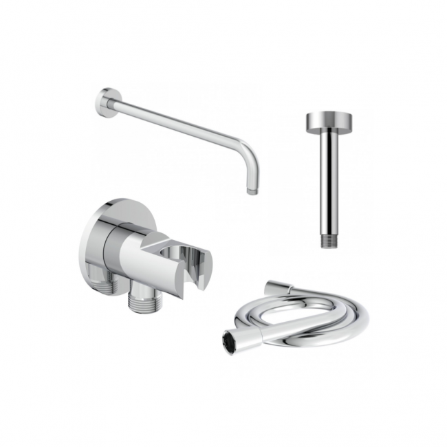 Dušo žarnos ir laikikliai dušo galvoms